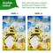 G128 Combo Pack: Garden Flag Stand Black 36 in x 16 in & Garden Flag Spring Decoration Welcome Bee Gnome with Honey 12"x18" Double-Sided Blockout Fabric
